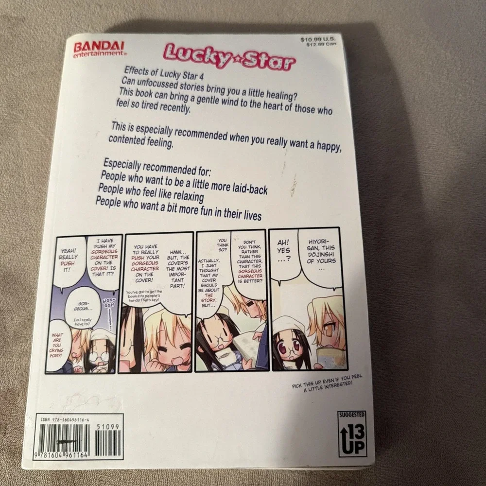 LUCKY STAR Volume Vol. 4 Kagami BANDAI MANGA 9781604961164